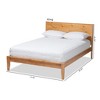 Marana Wood Platform Bed Brown - Baxton Studio - 4 of 4