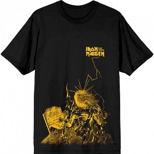 Adult Iron Maiden Est. 1975 Life After Death Lightning T-Shirt - 1 of 2
