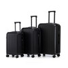 KTMBDW Lightweight Luggage with Spinner Wheels,3-Piece Travel Suitcase ABS Hardshell Luggage Set with TSA Lock and Cup Holder & USB Port-20+24+28 inch - 2 of 4