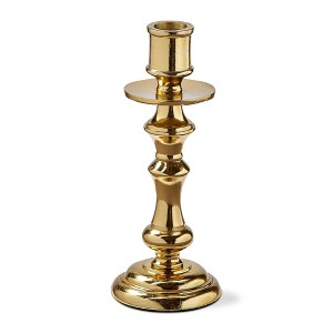 tagltd Gold Cast Aluminum Darion Taper Holder Candlestick Large, 3.0L x 3.0W x 7.0H inches - 1 of 2