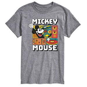 Men's - Disney - Mickey Wave Form Short Sleeve Graphic T-Shirt - 1 of 4