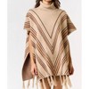 Women's Hallie Striped Tassel Sweater Pullover - lalavon - 4 of 4