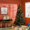 7.5' Tall Prelit Christmas Tree Douglas Fir Artificial Christmas Tree with Realistic Branches, 500 Warm White LED Lights and 1346 Tips - 3 of 4