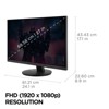 ViewSonic VX2716A 27 Inch 1080p 1ms 120Hz IPS Gaming Monitor with Eye Care, USB C, HDMI 1.4, and DisplayPort Inputs - 4 of 4