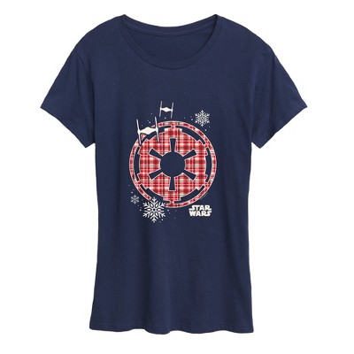 Women's - Star Wars - Patchwork Empire Icon Short Sleeve Graphic T ...