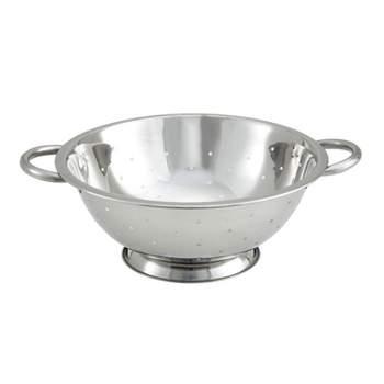 Winco Colander, Stainless Steel, with Handles, 5 Quart