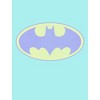 Batman Classic Logo Men's Celadon T-shirt - 2 of 2