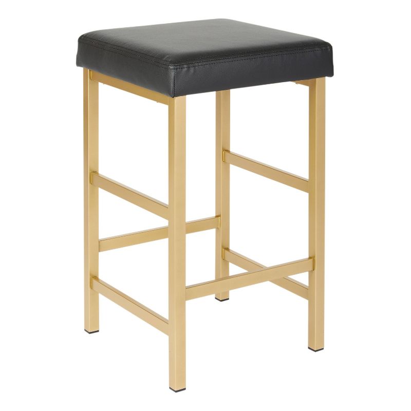 26" Gold Backless Counter Height Barstool - OSP Home Furnishings, 1 of 5