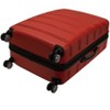 Rockland Melbourne Hardside Expandable Luggage with Spinner Wheels RED Checked Large 28" - 2 of 4