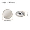 Unique Bargains Blouses Sweater Round Aluminum Cotton Fabric Cloth Covered Buttons 10 Pcs - 2 of 4