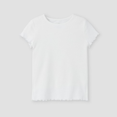 White Target - Class™ T-shirt Girls\' M Short Art Sleeve :