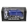 First Gear 1/87 White Mack LR with Blue McNeilus Meridian Rear Loader Garbage Truck 80-0352 - 3 of 3