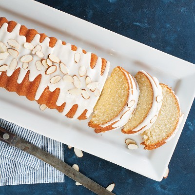 Golden Hour Aluminum Non-stick Ribbed Loaf Pan