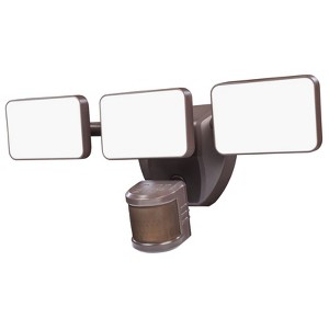 Heath Zenith Motion-Sensing Hardwired LED Bronze Security Light Model No. HW-9303-BZ-H - 1 of 1
