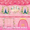 Joyfy Princess Play Tent for Girls, Pop Up Play Tent Play House for Kids Indoor Outdoor Play,  Todders Large Castle Playhouse Tent for Girls Age 1+ - 3 of 4