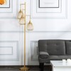 Aukfa 66.1" Modern Tree Floor Lamp with 3 Adjustable Cage Lampshades – Elegant Lighting for Bedroom, Living Room & Office - 3 of 4