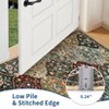 Modern Washable Area Rug, Vintage Distressed Throw Carpet with Non Slip Backing, Low Pile Stain Resistant Floor Cover for Home - 4 of 4