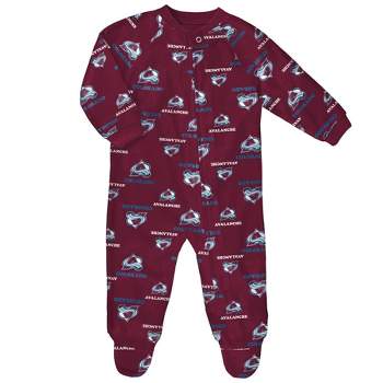 NHL Colorado Avalanche Infant All Over Print Sleeper Bodysuit