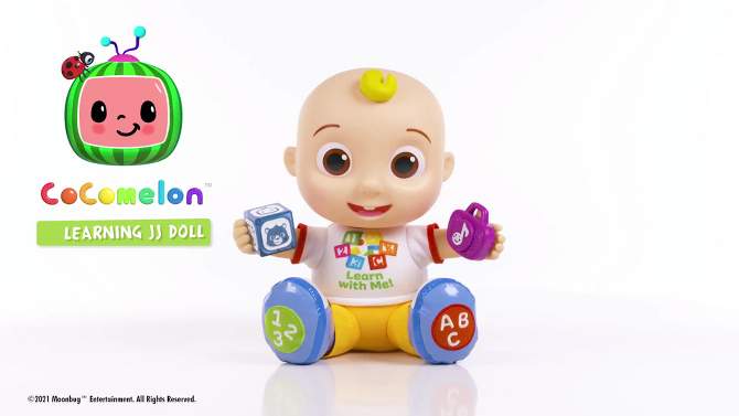 CoComelon Learning JJ Doll, 2 of 12, play video