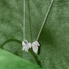 Ross-Simons 0.50 ct. t.w. Diamond Bow Necklace in Sterling Silver Size 20 - 3 of 4