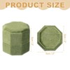 Unique Bargains Velvet Octagon Wedding Proposal Engagement 2 Slot Jewelry Storage Ring Box - 2 of 4