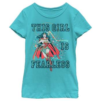Girl's Wonder Woman This Girl is Fearless T-Shirt