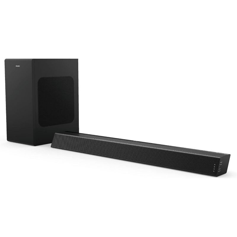 PHILIPS 2.1-Channel Soundbar with Wireless Subwoofer - B7305, 1 of 11