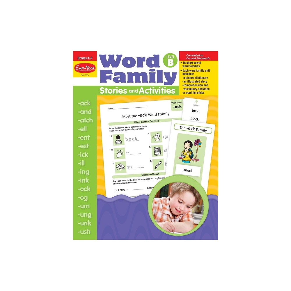 Word Family Stories and Activities, Kindergarten - Grade 2 (Level B), Teacher Resource - (Word Family: Stories & Activities) (Paperback)