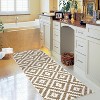 Washable Rug Neutral Bedroom Rug Geometric Trellis Rugs for Living Room Classroom Office Stain Resistant Farmhouse Floor Cover - 3 of 4
