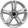 OE Wheels LLC VW18-18080-5112-45S Silver Wheel Painted (18 x 8. inches /5 x 112 mm, 45 mm Offset) - 3 of 4