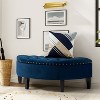 Caspar Storage Bench with Solid wood Legs  | ARTFUL LIVING DESIGN - 3 of 4