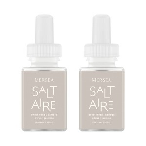 Pura Mersea 2pk Saltaire Smart Vial Fragrance Refills: Jasmine & Citrus Scented Essential Oil Duo for Aromatherapy - 1 of 4