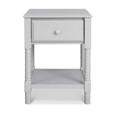 Fog Grey Jenny Lind Traditional Spindle Nightstand