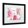 Trademark Fine Art Lisa Audit Obviously Pink 18 Matted Framed Art Frame - image 3 of 4