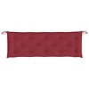vidaXL Garden Bench Cushion Wine Red 59.1"x19.7"x2.8" Oxford Fabric - 4 of 4