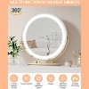 homfan Vanity Mirror with Led Lights, Tabletop, Living Room, Easy to Install - 4 of 4