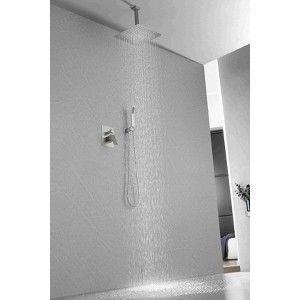 Dexmalle 12" Rain Shower Head Systems Wall Mounted Shower - 1 of 4