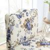 Flannel Single Dining Chair With Soft Seat Cushion And Backrest, No Armrests, Matching Pillow Can Be Used As Waist Cushion - 3 of 4
