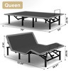 Lycvki Adjustable Bed Frame with Massage Head and Foot Incline - 2 of 4