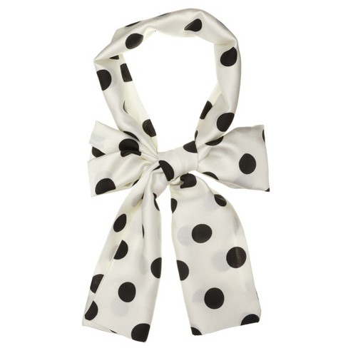 Allegra K Women's Polka Dot Long Skinny Double-Sided Scarf 57.87*5.12"(L*W) - image 1 of 4