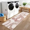 Area Rug Abstract Snake Print Low Pile Carpet Non-Slip Stain Resistant Large Indoor Floor Rug for Living Room Bedroom Dining Room Kitchen - 4 of 4