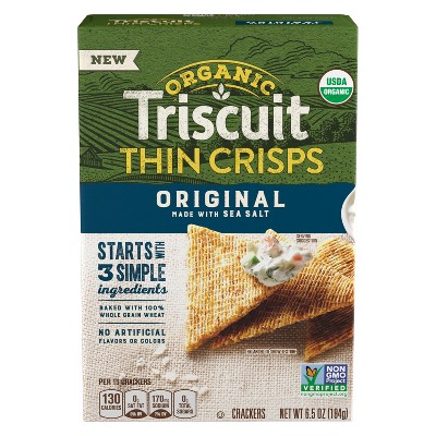 Photo 1 of EXP 09/29/2024 Triscuit Original Thin Crisps Crackers - 6.5oz 6 PACK