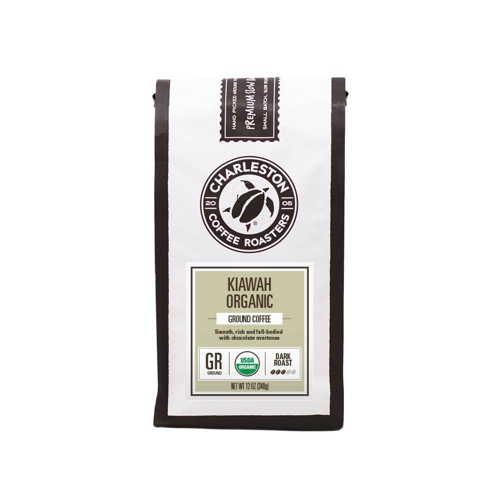 Photos - Coffee Charleston  Roasters Kiawah Organic Ground Dark Roast  - 12oz