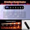 Acekool 80 Inch Smart Electric Fireplace, Wall Mounted or Recessed, Dual Heat 750/1500W, Remote, Adjustable Flame, Timer, Touch Thermostat,WIFI - 2 of 4
