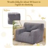 JOYRACER Bean Bag Chair Sofa, Big Comfy Chair For Bedroom Living Room, Bean Bag Lazy Chair For Adults With Pocket Armrests For Gaming & Reading - 2 of 4