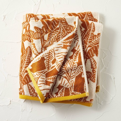 2pc Paradise Bath And Hand Towel Set Rust Opalhouse Designed With Jungalow Cotton Terry Midweight Reversible Target