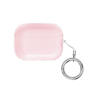SaharaCase Hybrid Flex Series Case for Apple AirPods Pro 2 (2nd Generation) Transparent Pink HP00055 - 1 of 4