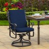 ARDEN Outdoor Midback Chair Cushion, 18 x 16.5, Water Repellent, Fade Resistant 18 x 16.5 - 2 of 4