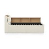 GDFStudio Contemporary Clara Velvet Upholstery Day Bed with Headboard, LED Lights, Wireless Charging - 4 of 4