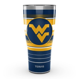 NCAA West Virginia Mountaineers 30oz Hype Stripes Stainless Steel Tumbler - 1 of 4